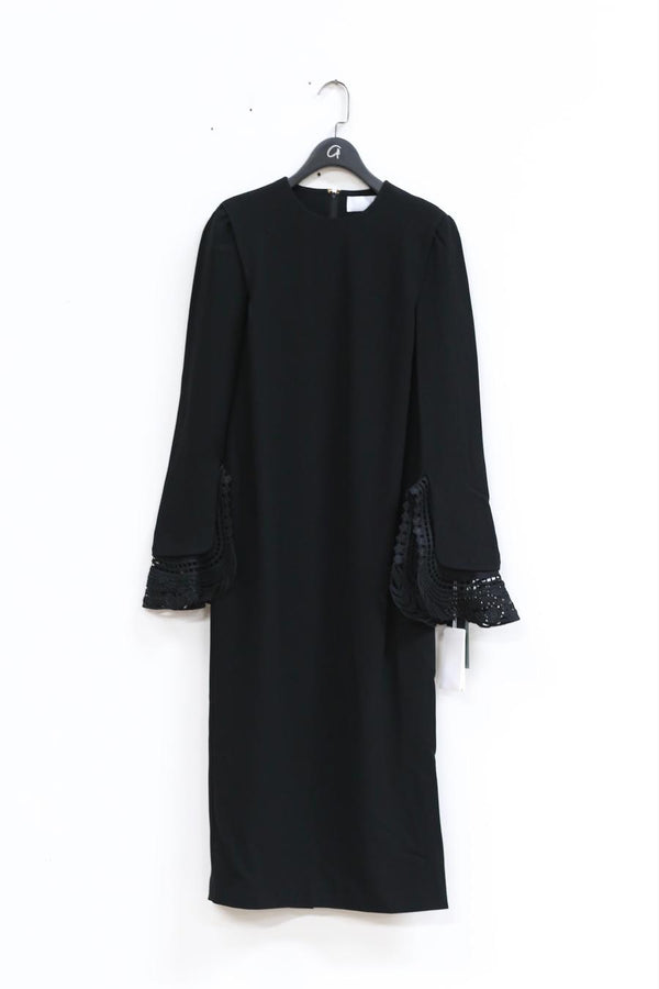 mame kurogouchi cuff cutout craft dress MM22PS DR724